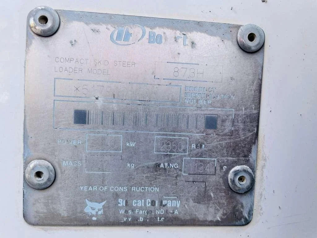 Chargeuse BOBCAT 873H