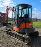 Mini-pelle HITACHI ZX35U-2 – 3,5 T + 3 Godets – Garantie 12 mois