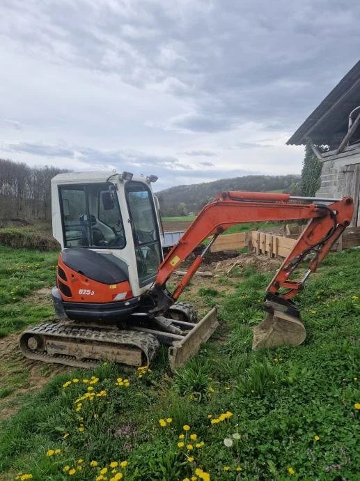 Kubota U25-3 2,5T – Garantie 12 mois + 3 godets offerts