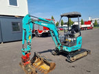 Mini-pelle Kobelco SK17 SR-3 + 3 GODETS - Garantie 12 mois