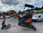 Mini-pelle HITACHI ZX17U-2 – 1,8 T + 3 Godets – Garantie 12 mois