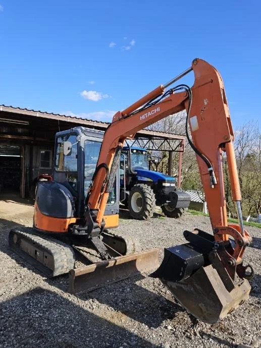 Mini-pelle HITACHI ZX35U-2 – 3,5 T + 3 Godets – Garantie 12 mois