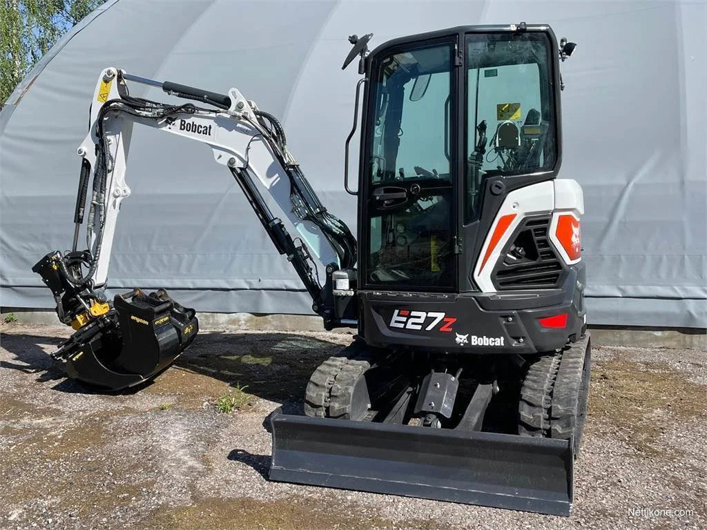 Bobcat E27Z + ENGCON + 4 GODETS (2021) - Garantie 12 mois