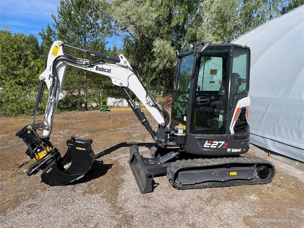 Bobcat E27Z + ENGCON + 4 GODETS (2021) - Garantie 12 mois