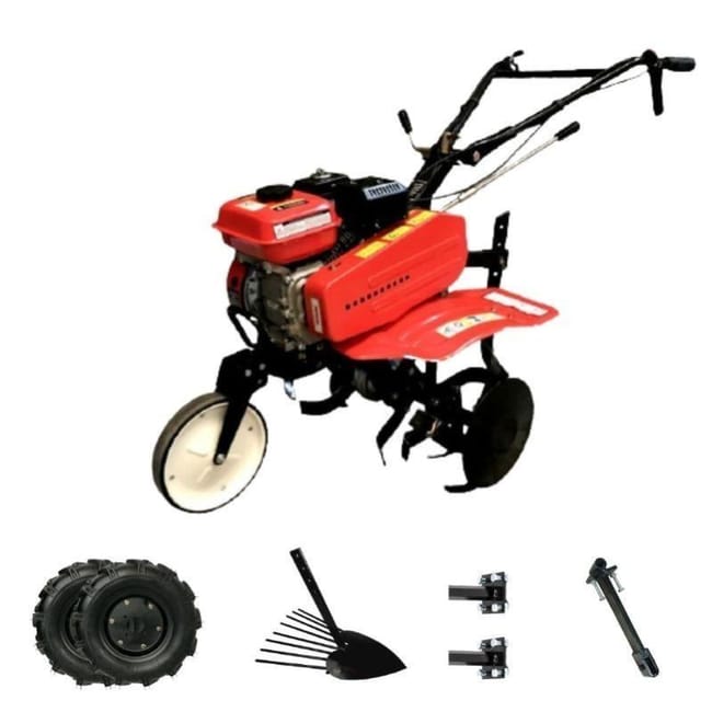 Motobineuse Motoculteur 7CV 3v avec Arracheuse de pommes de terre