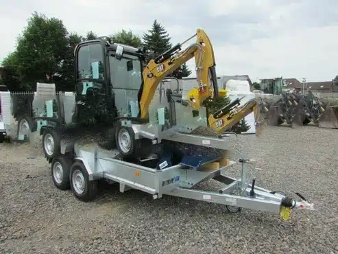 CAT 302.7D CR + 3 GODETS