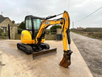 Mini-pelle JCB 8030 ZTS ZERO – 2,8 T + 3 Godets – Garantie 12 mois