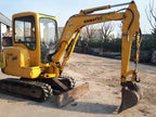 Mini-pelle KOMATSU PC27R – 3 T fiable et fonctionnelle + 3 Godets – Garantie 12 mois