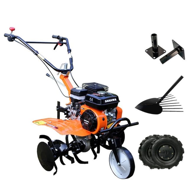 Motobineuse 1G72 Manuel 7.5CV 3v avec Arracheuse de pommes de terre