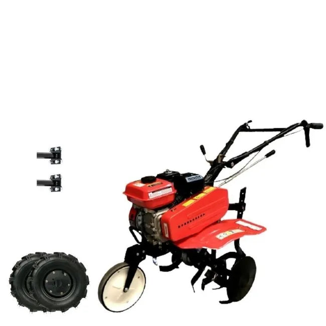 Motoculteur A. Electric 7CV 3v + roues + Paires D'axes Fixes