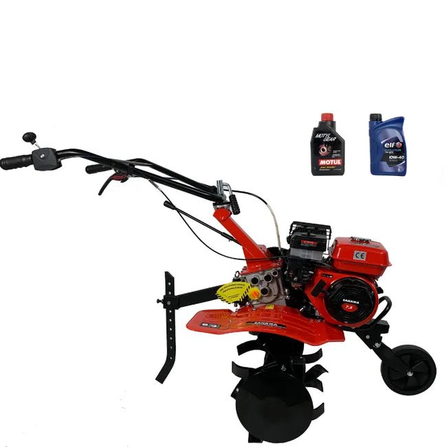 Motobineuse Manuel de démarrage 7.5 CV 2 vel avant 1 retour + Huile