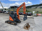 Mini-pelle HITACHI ZX17U-2 – 1,8 T + 3 Godets – Garantie 12 mois