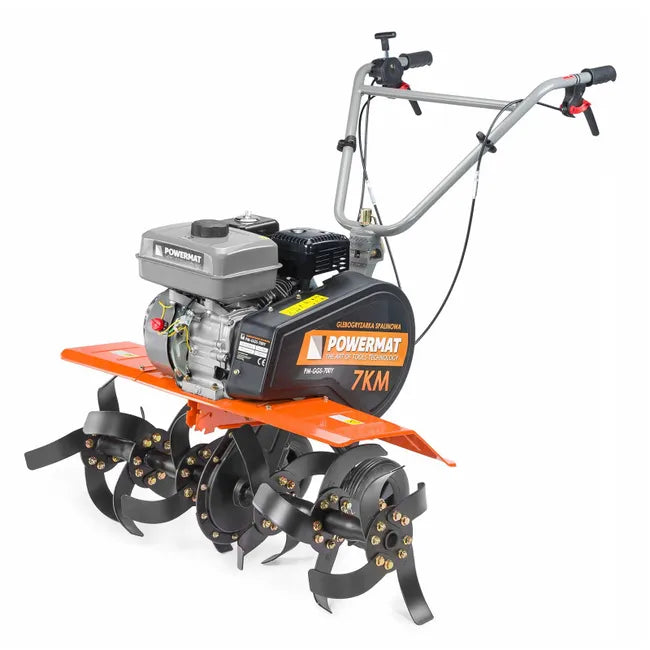 Motoculteur essence 7CV 210 cm³ 6 lames largeur de travail 30 à 85 cm