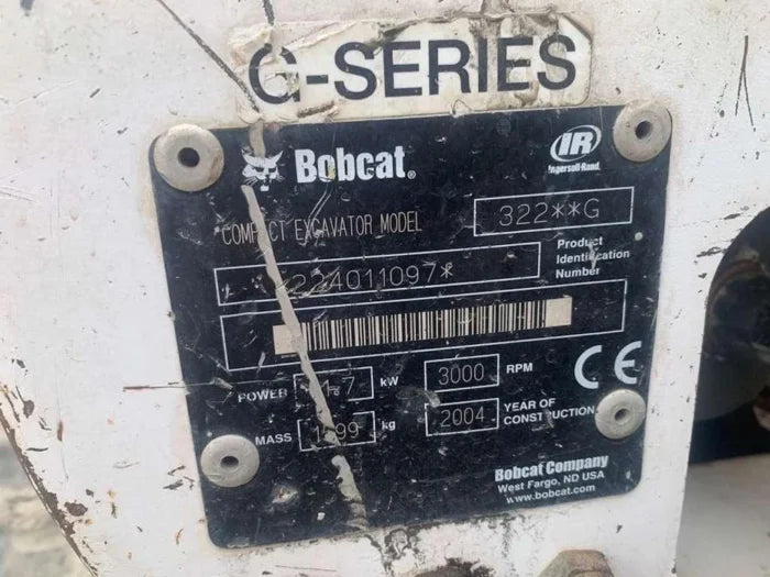 Bobcat 322g, 1,6T + 3 Godets