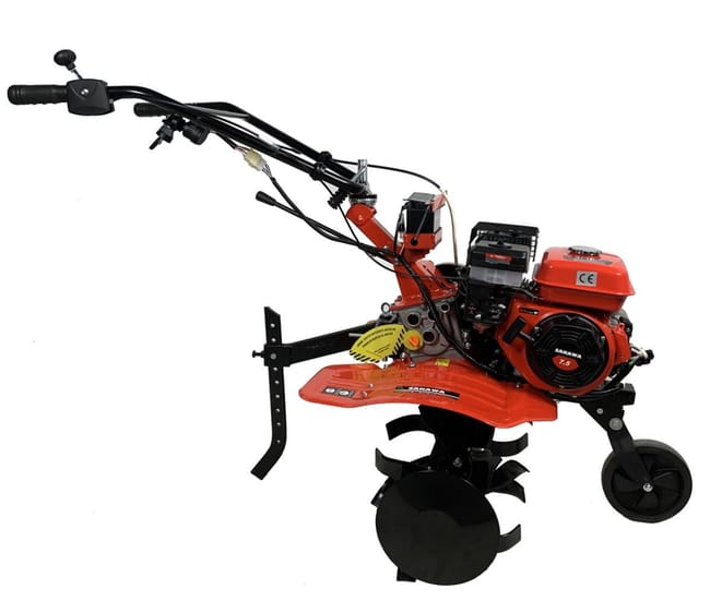 Motoculteur motobineuse 7.5 CV 3 vel Démarrage électrique + Huile