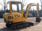 Mini-pelle KOMATSU PC27R – 3 T fiable et fonctionnelle + 3 Godets – Garantie 12 mois