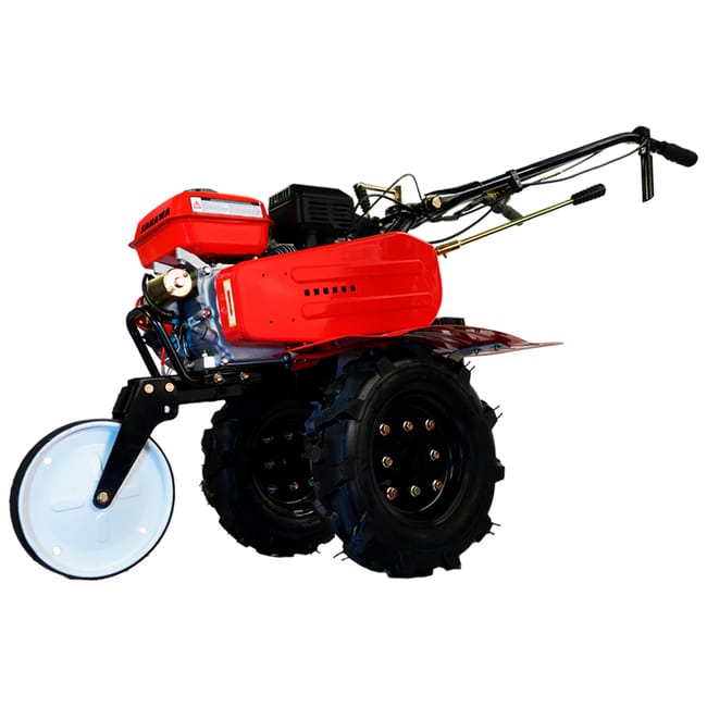 Motobineuse 7CV Démarrage Électrique + Roues 400x8 + Manchons + Arrache-patates + asurcador