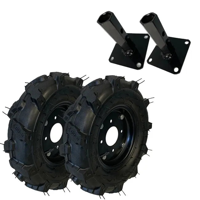 Motoculteur A. Electric 7CV 3v + roues + Paires D'axes Fixes