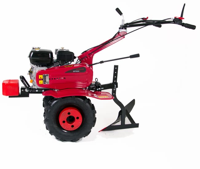 Motoculteur MEP500 196 cc avec charrue simple - Largeur de travail : 75 cm