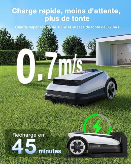 ECOVACS Goat A1600 RTK Robot Tondeuse sans Fil Périphérique 1600 m²