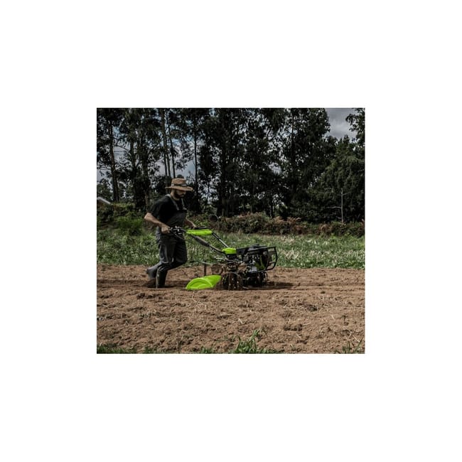 Motoculteur à essence Moteur 4T 7CV 212 cm3 Motobineuse avec Fraises double sens VITO