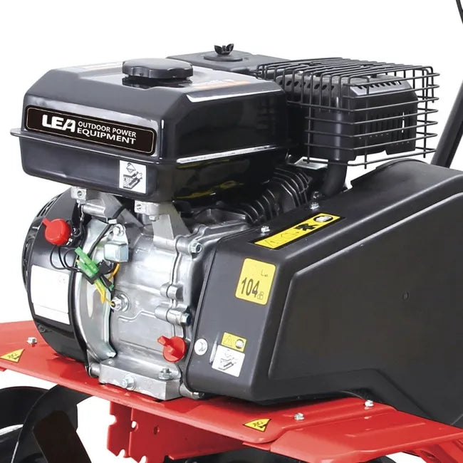 Motobeche thermique 212cc 4100W 2 vitesses fraisage 55 ou 85cm roues de transport LEA LE42212-85W11