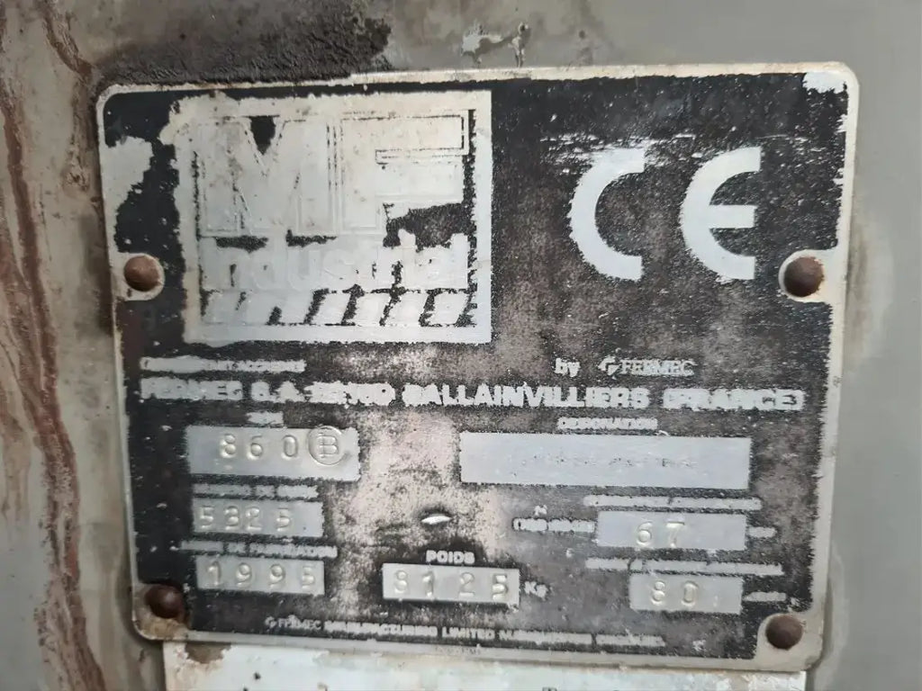 Massey Ferguson 860 backhoe