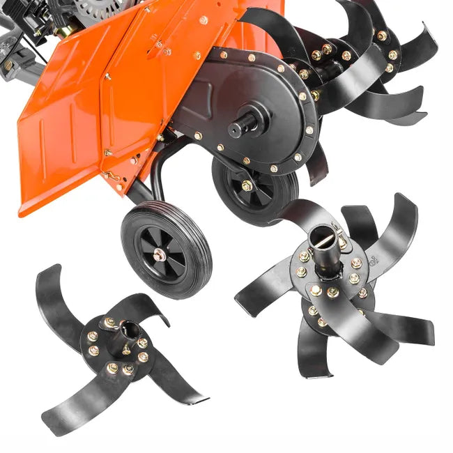 Motoculteur essence 7CV 210 cm³ 6 lames largeur de travail 30 à 85 cm