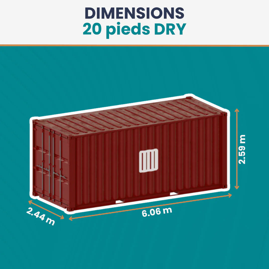 Conteneur 20 Pieds DRY - Occasion