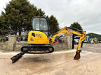 Mini-pelle JCB 8030 ZTS ZERO – 2,8 T + 3 Godets – Garantie 12 mois