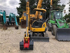 Mini-pelle KOMATSU PC30MR – 3,3 T polyvalente et révisée + 3 Godets – Garantie 12 mois