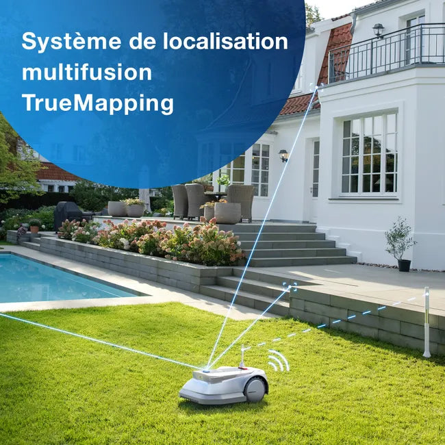 ECOVACS Goat G1-800W Tondeuse Robot, délimitation sans Fil, évitement d'obstacles 3D AIVI, Planification Intelligente de la trajectoire