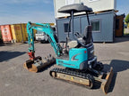 Mini-pelle Kobelco SK17 SR-3 + 3 GODETS - Garantie 12 mois