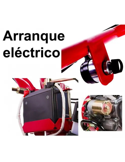 Motobineuse Motoculteur Démarrage électrique 7CV 3v avec Arracheuse de pommes de terre
