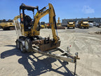 CATERPILLAR 301.7CR + 3 GODETS + REMORQUE 2021