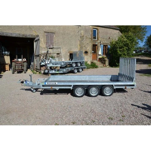 Vlemmix Porte-engin 400 x 180 PTAC 3500 kg 3 essieux 3×1500 kg