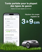 ECOVACS Goat A1600 RTK Robot Tondeuse sans Fil Périphérique 1600 m²