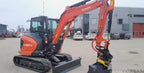 Mini-pelle KUBOTA KX060-5 avec ROTO – 5,7 T quasi neuve + 3 Godets – Garantie 12 mois