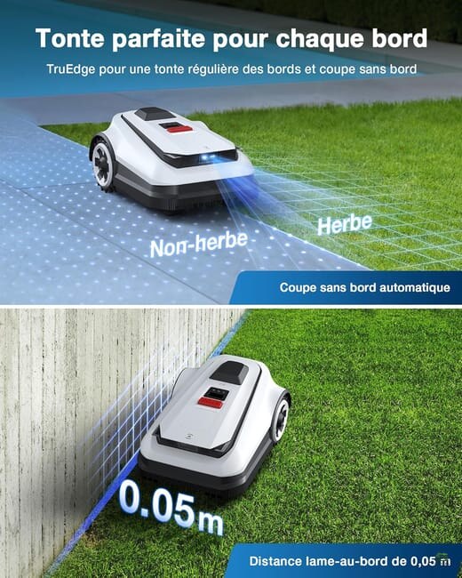 ECOVACS Goat A1600 RTK Robot Tondeuse sans Fil Périphérique 1600 m²