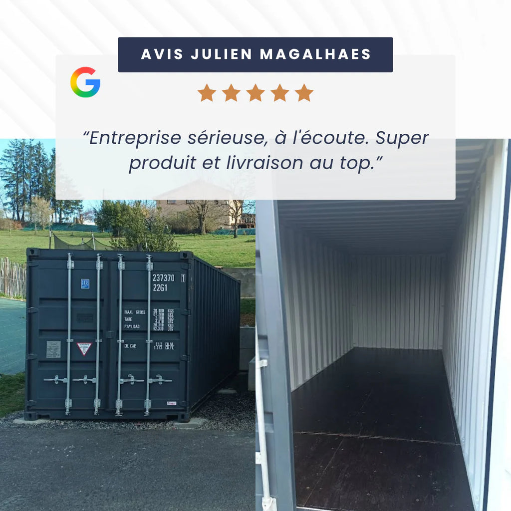 Conteneur 20 Pieds DRY
