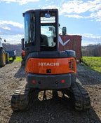 Mini-pelle HITACHI ZX35U-2 – 3,5 T + 3 Godets – Garantie 12 mois