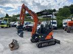 Mini-pelle HITACHI ZX17U-2 – 1,8 T + 3 Godets – Garantie 12 mois
