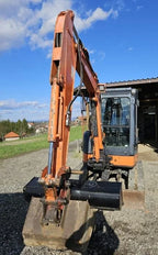 Mini-pelle HITACHI ZX35U-2 – 3,5 T + 3 Godets – Garantie 12 mois