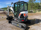 Bobcat E27Z + ENGCON + 4 GODETS (2021) - Garantie 12 mois