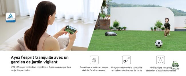 DREAME Robot tondeuse A2