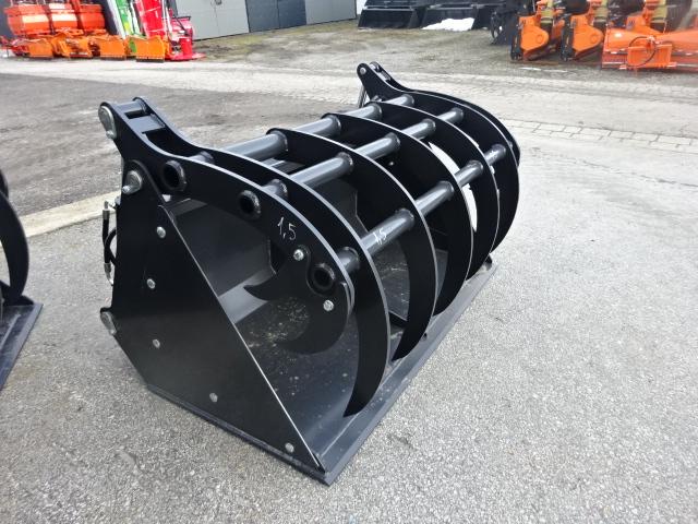 Hydraulische Silageschaufel – NEU – Hochleistungsausführung – faltbar mit 2 Hydraulikzylindern