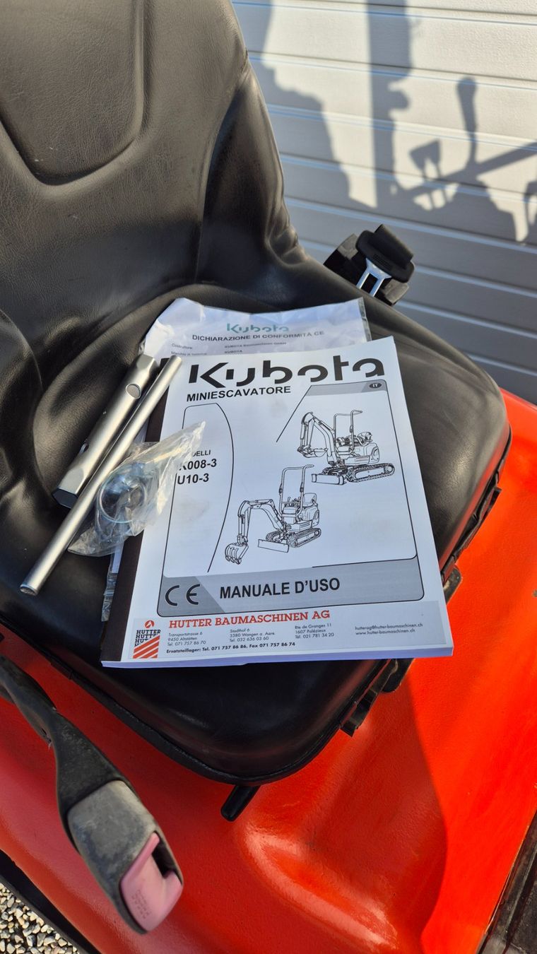 Mini-pelle/Pelle/Pelle sur chenilles Kubota k 008-3