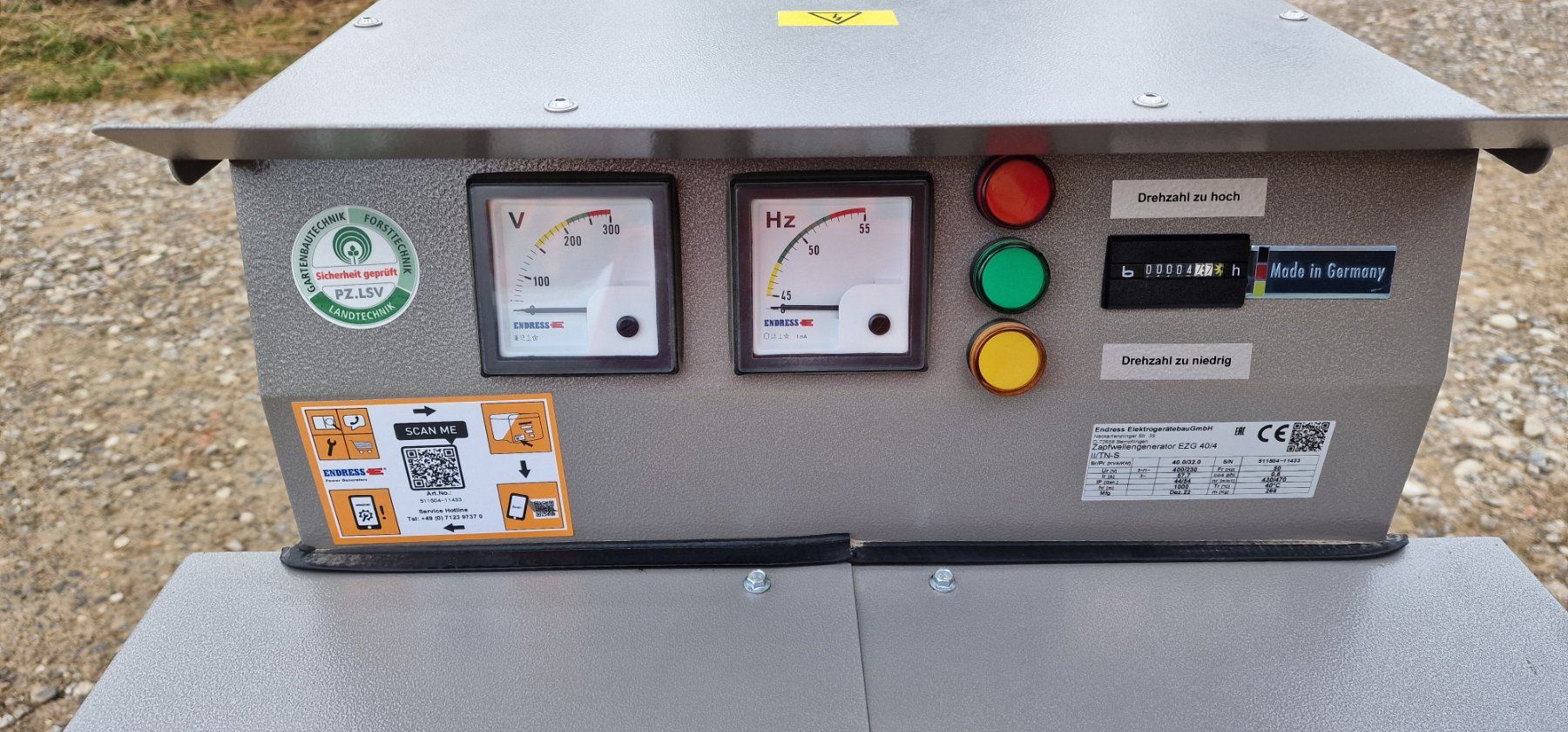 Générateur de prise de force Endress