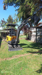 Mini-pelle 2 tonnes – Très peu utilisée (env. 50 h)