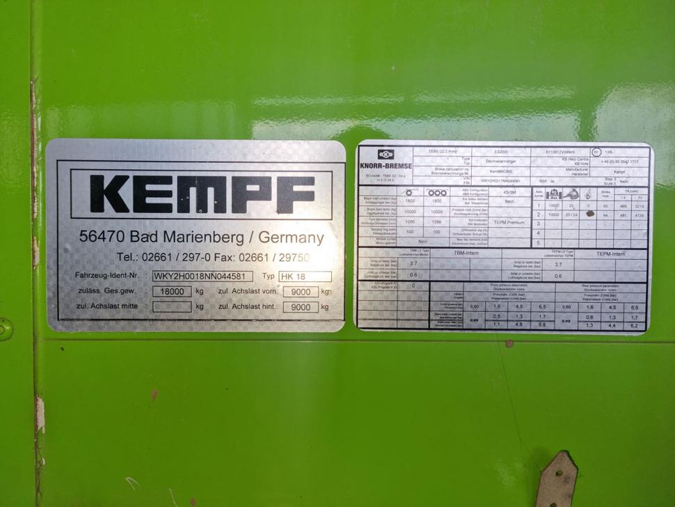 Camion citerne/silo Heitling/Kempf DSK